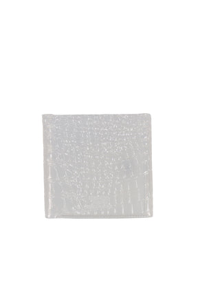 NOTHING TO HIDE VINYL CARD WALLET / WHT