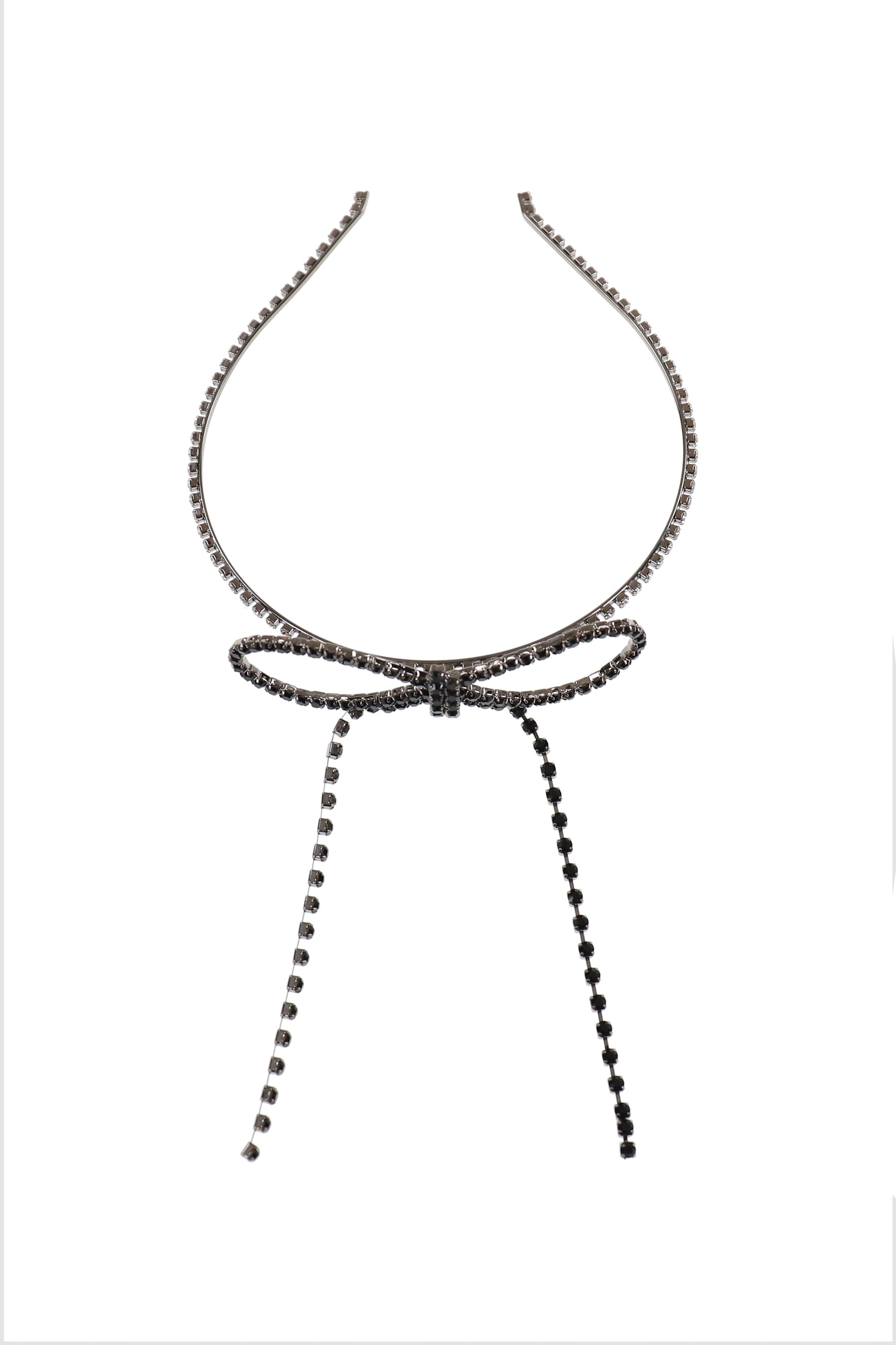 BIG RIBBON HAIRBAND (EXCLUSIVE) / BLK