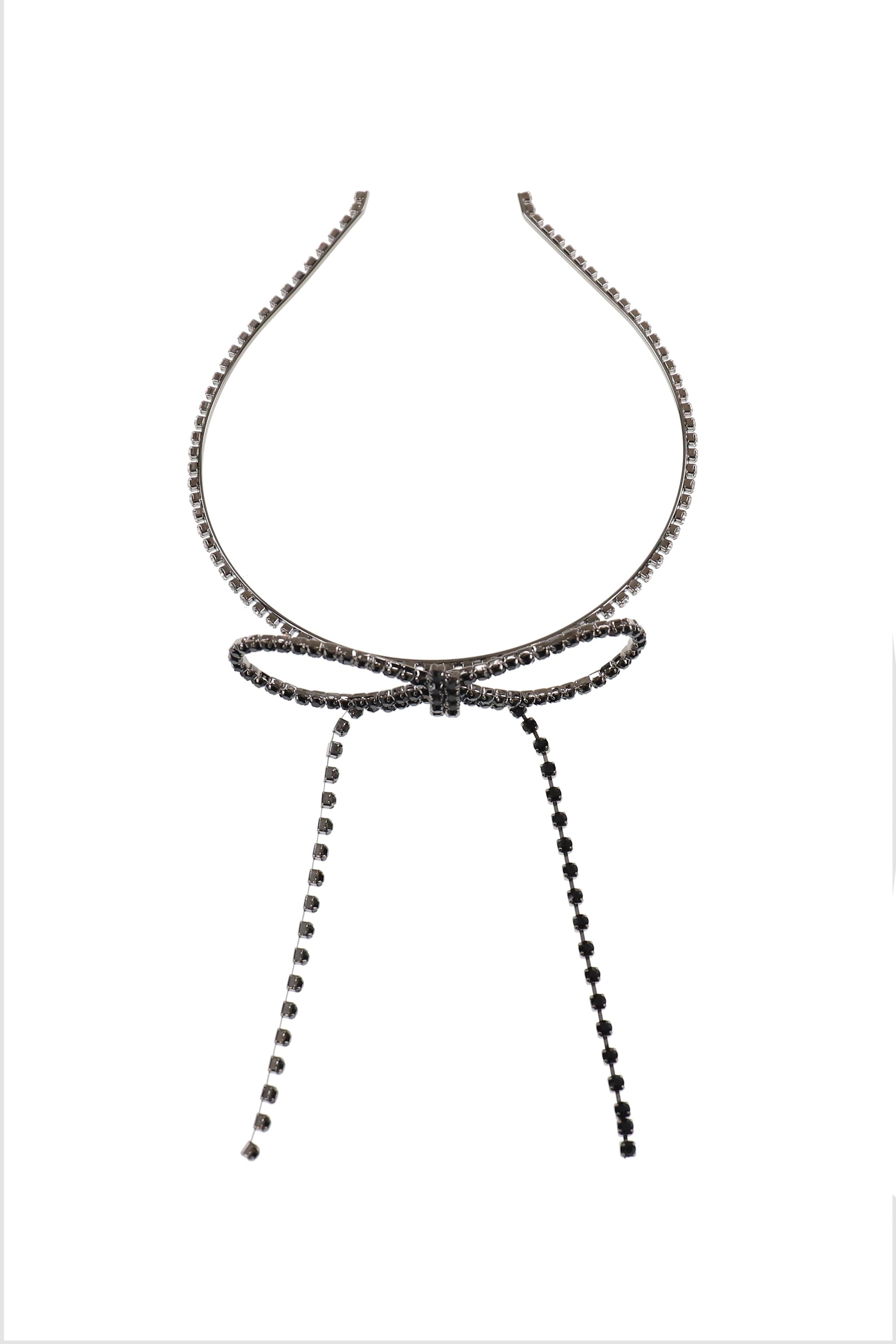 BIG RIBBON HAIRBAND (EXCLUSIVE) / BLK
