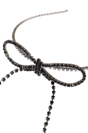 BIG RIBBON HAIRBAND (EXCLUSIVE) / BLK