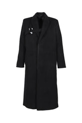 TITAN WOOL COAT / BLACK