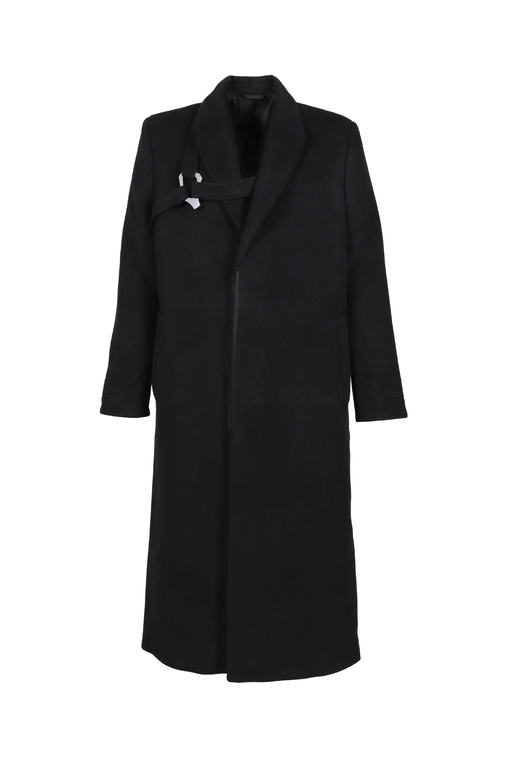TITAN WOOL COAT / BLK