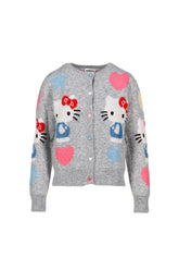HELLO KITTY CELEBRATION CARDIGAN / GREY