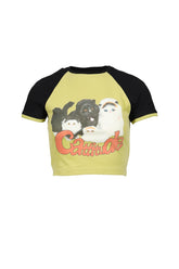 CATTITUDE T-SHIRT / BLK/YEL