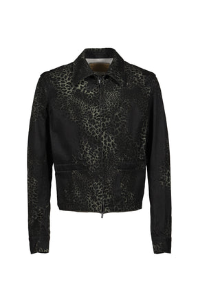 ZIP BLOUSON / LEOPARD