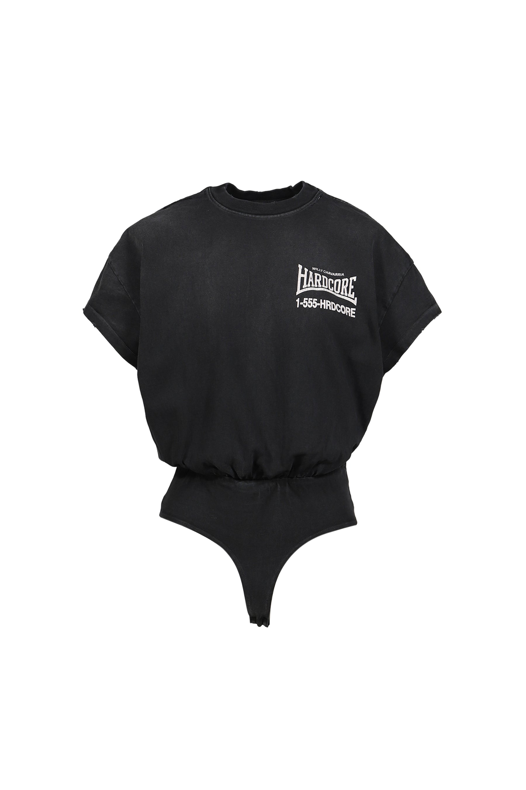HARDCORE' BODYSUIT / BLK