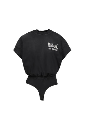 HARDCORE' BODYSUIT / BLK