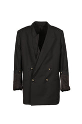 SOFT SHOULDER LARGE DB JACKET / BLK