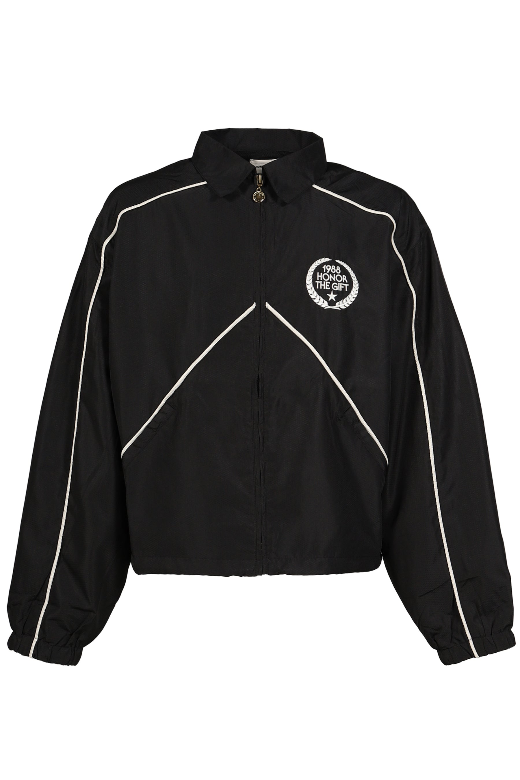 HONEYCOMB TRACK JACKET / BLK
