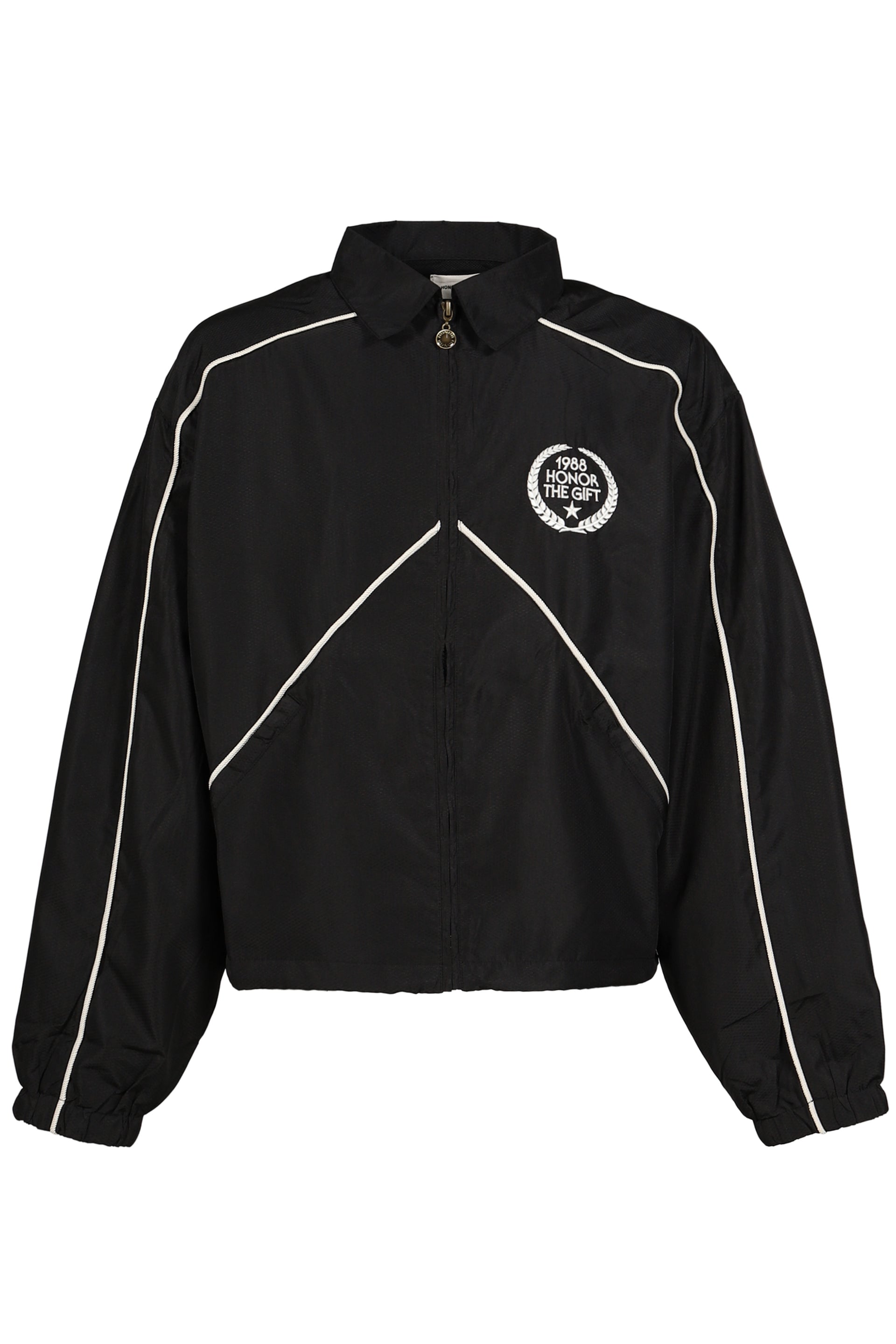 HONEYCOMB TRACK JACKET / BLK
