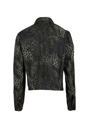 ZIP BLOUSON / LEOPARD