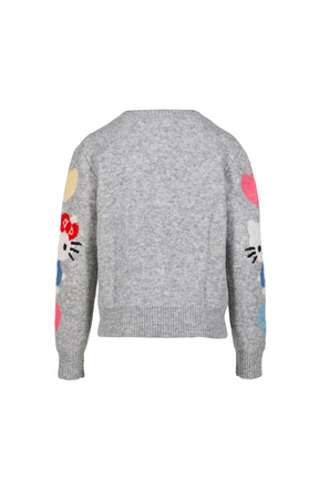 HELLO KITTY CELEBRATION CARDIGAN / GREY