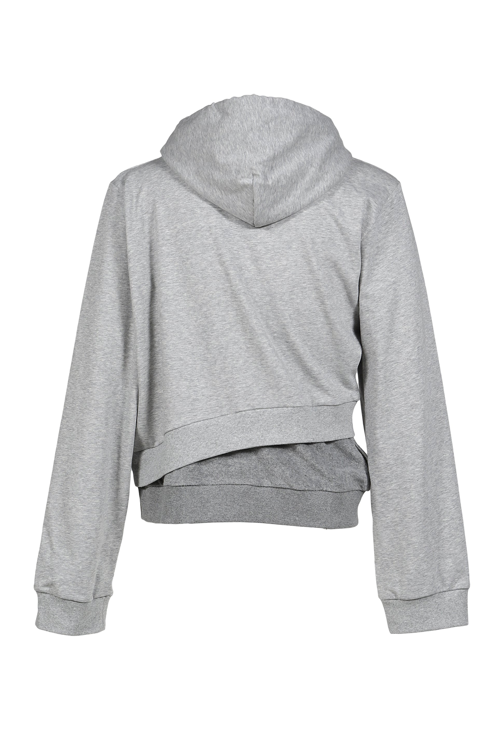 DOUBLE HOODIE / GRY