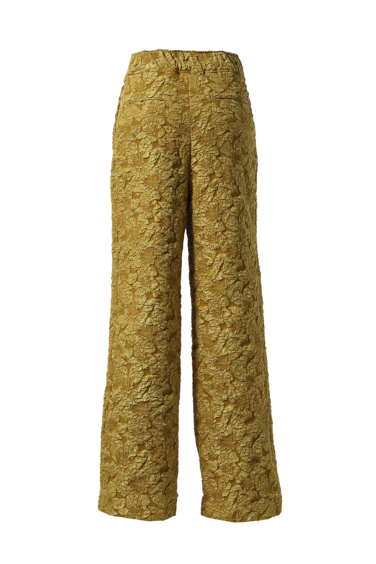 JACQUARD IN-TUCK PANTS