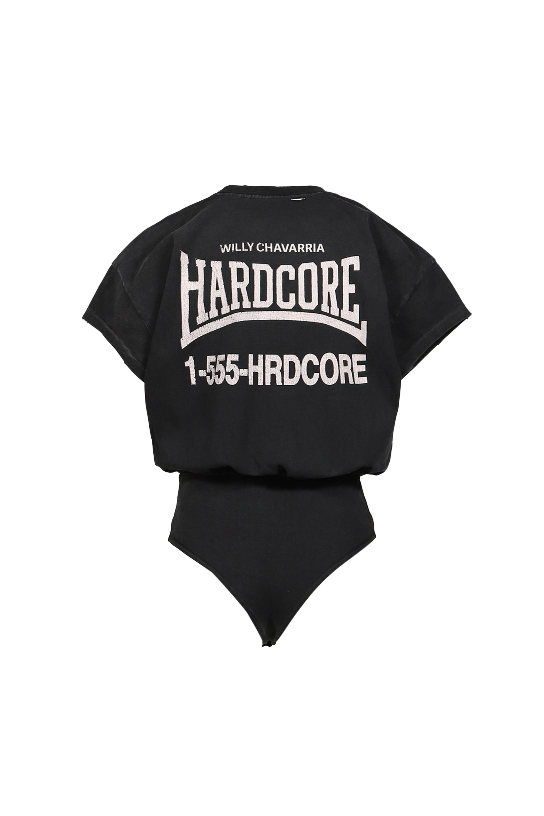 HARDCORE' BODYSUIT / BLK