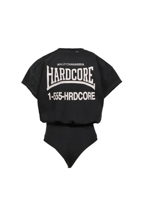 HARDCORE' BODYSUIT / BLK