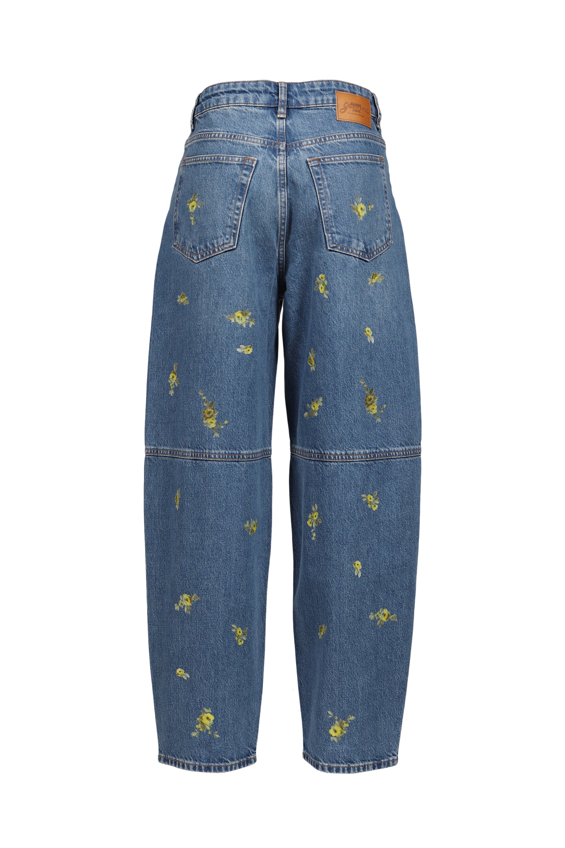PRINTED FLOWER DENIM STARY JEANS / LIGHT BLU VINTAGE 565