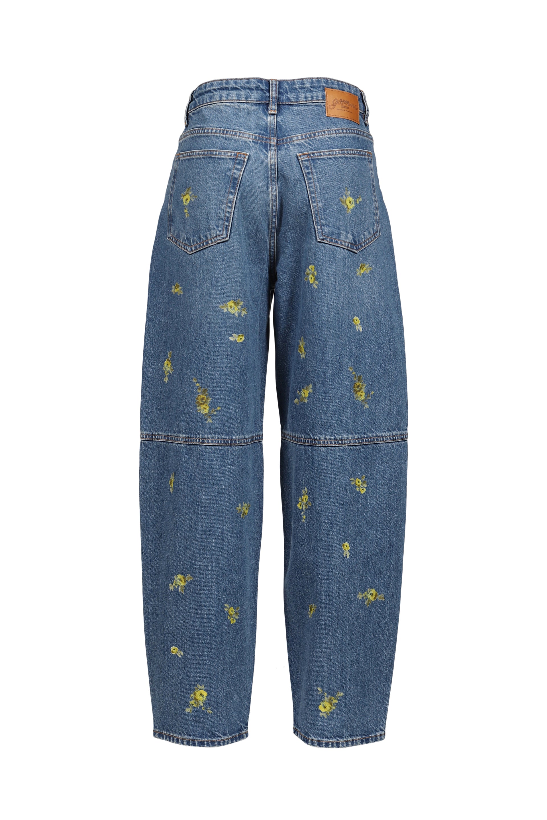 PRINTED FLOWER DENIM STARY JEANS / LIGHT BLU VINTAGE 565
