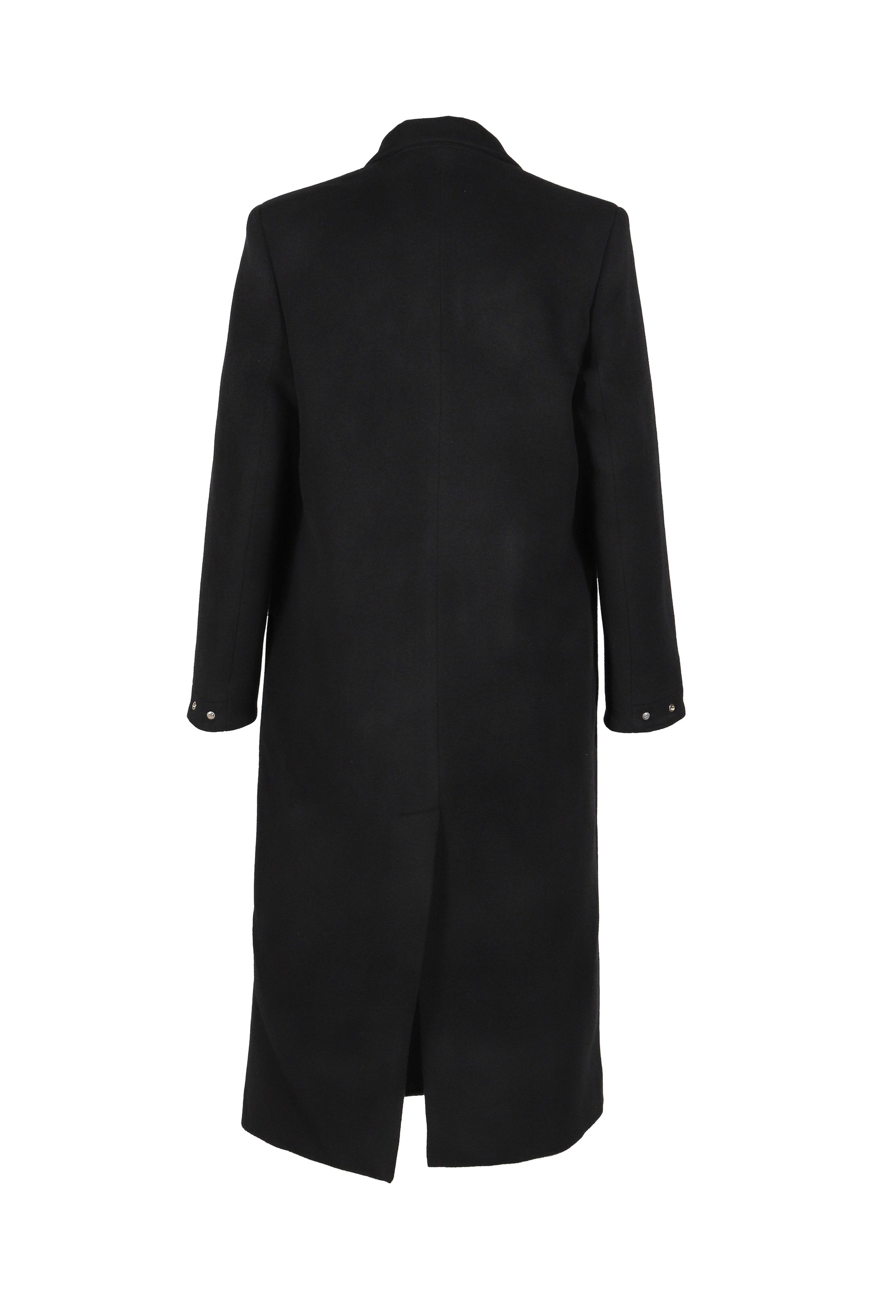 TITAN WOOL COAT / BLACK