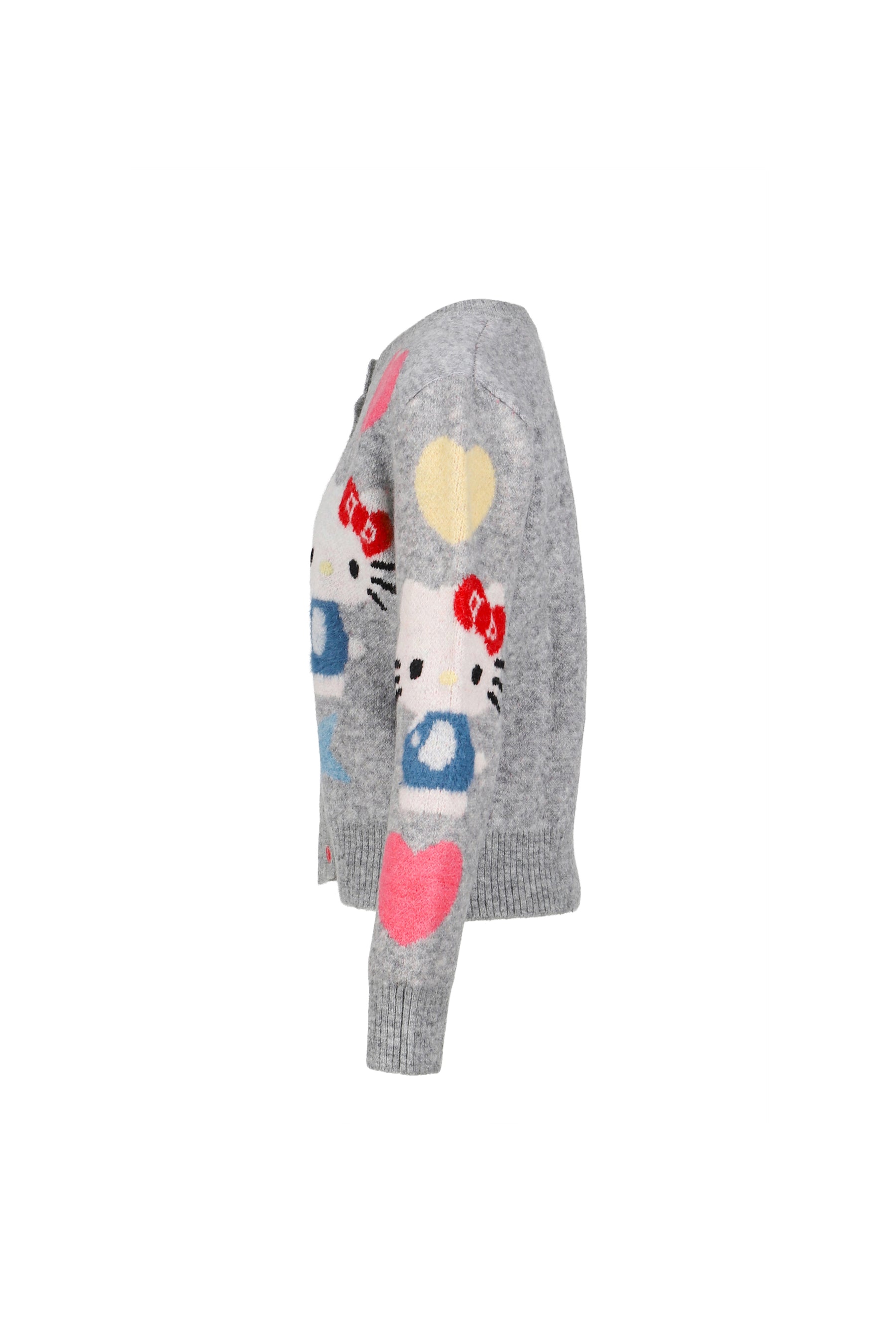 HELLO KITTY CELEBRATION CARDIGAN / GREY