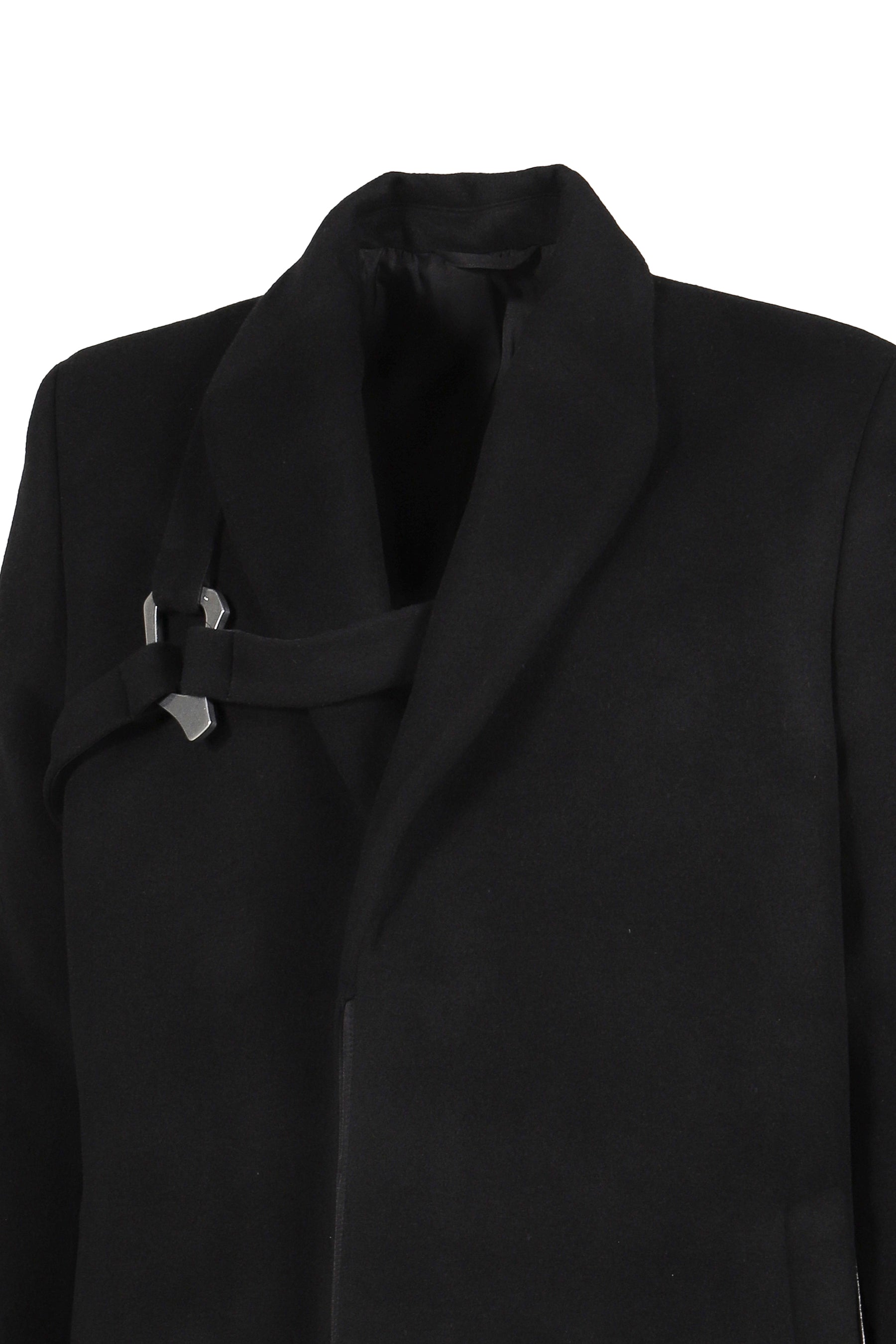 TITAN WOOL COAT / BLACK
