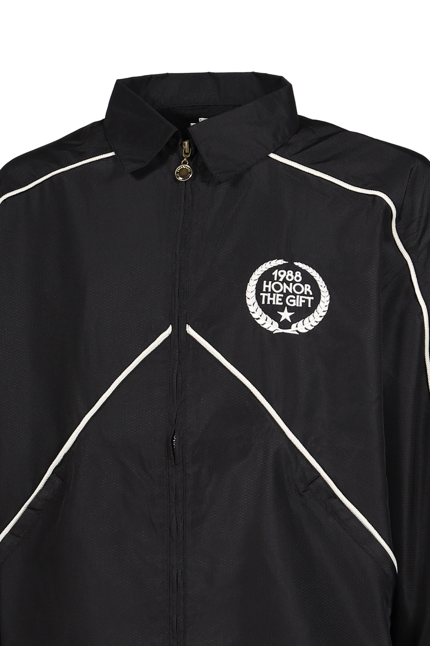 HONEYCOMB TRACK JACKET / BLK