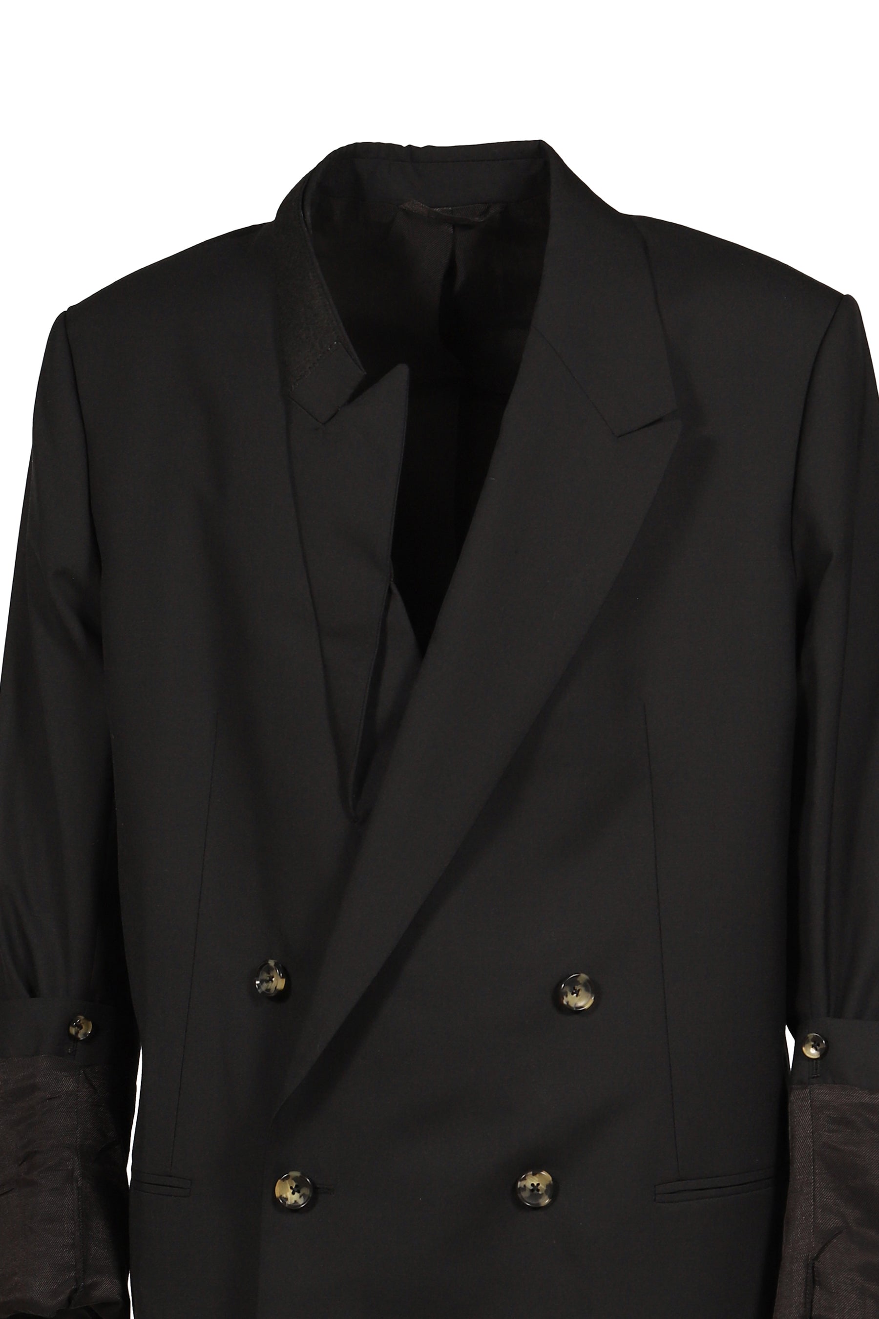 SOFT SHOULDER LARGE DB JACKET / BLK
