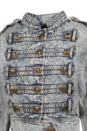 NAPOLEON JACKET WOVEN / BLUE