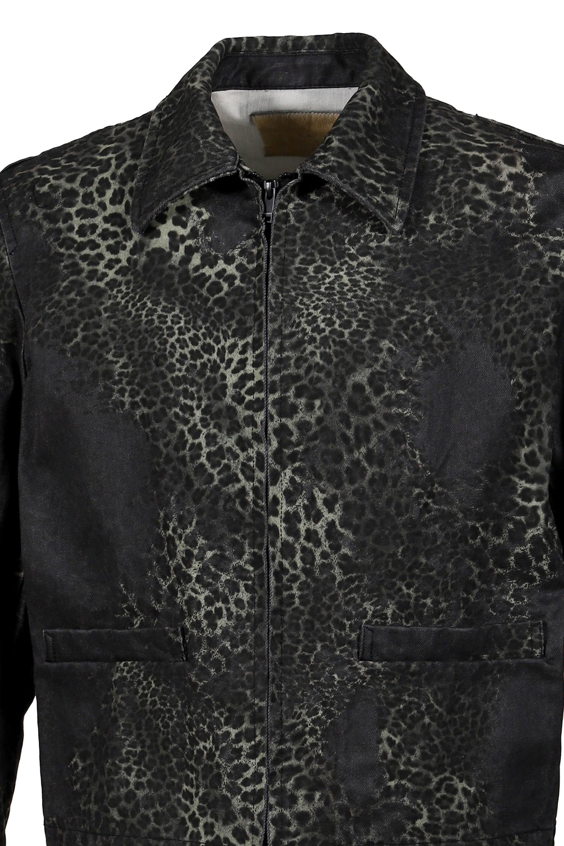 ZIP BLOUSON / LEOPARD