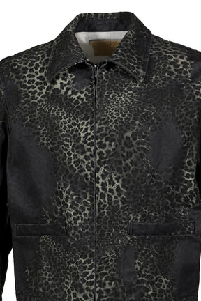ZIP BLOUSON / LEOPARD