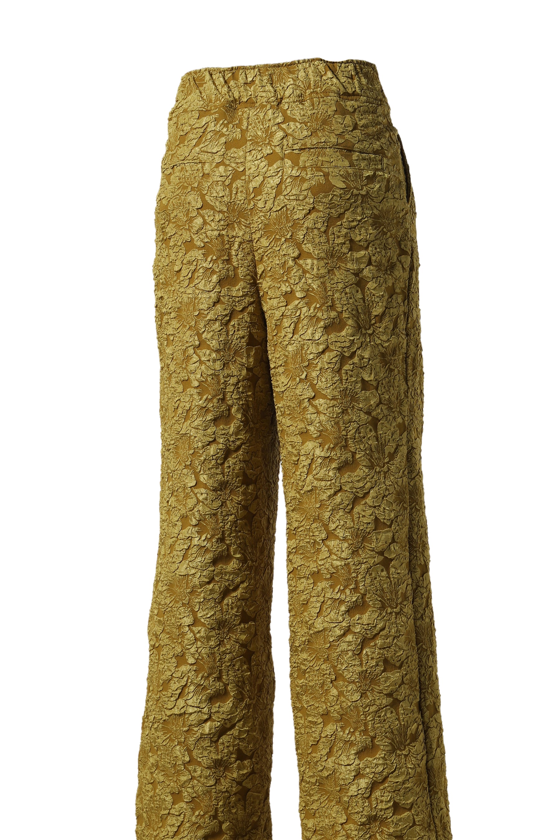 JACQUARD IN-TUCK PANTS