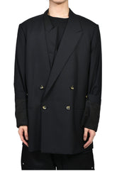 SOFT SHOULDER LARGE DB JACKET / BLK