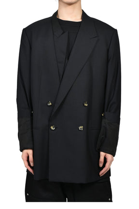 SOFT SHOULDER LARGE DB JACKET / BLK