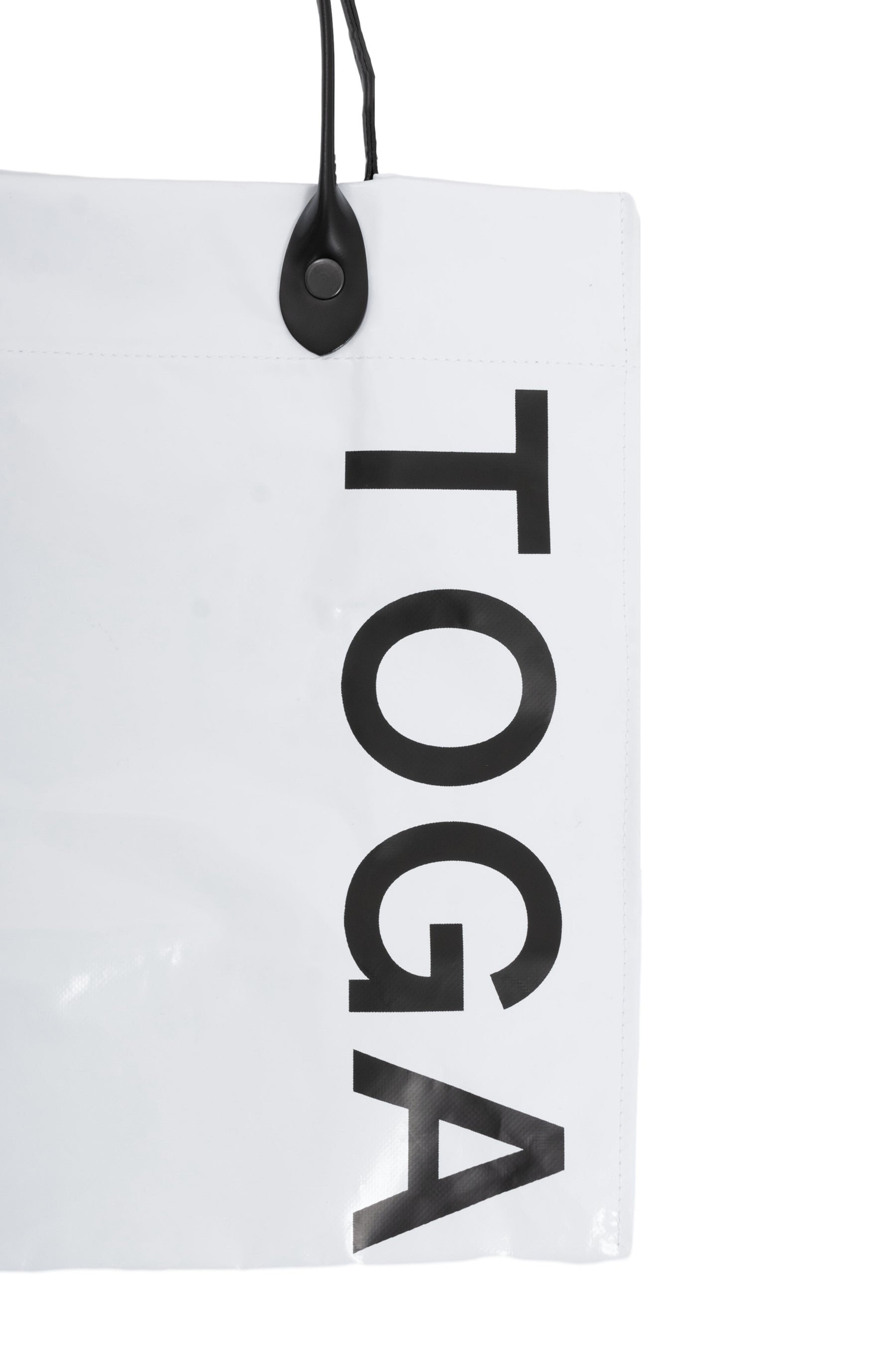 TOGA LOGO TOTE BAG SMALL / WHT