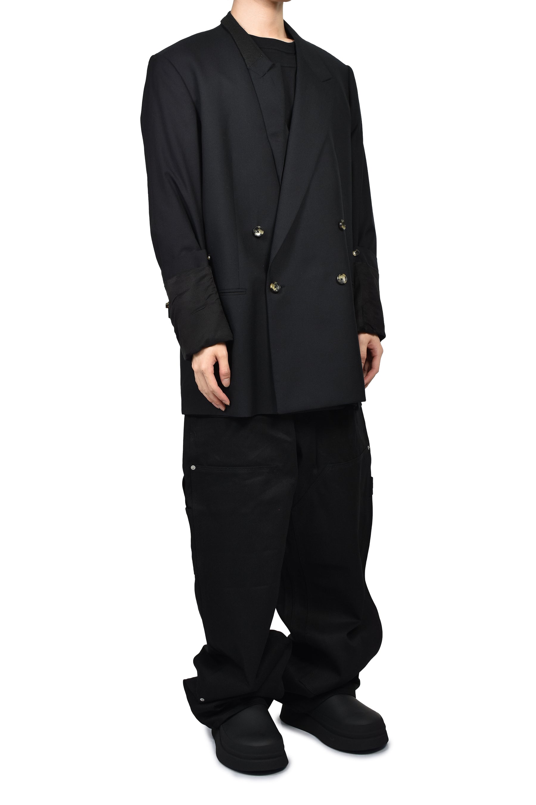 SOFT SHOULDER LARGE DB JACKET / BLK