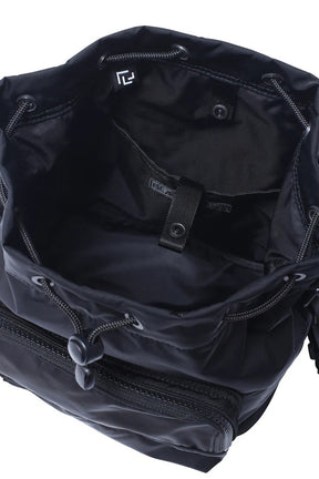 DRAWSTRING SHOULDER BAG / BLK