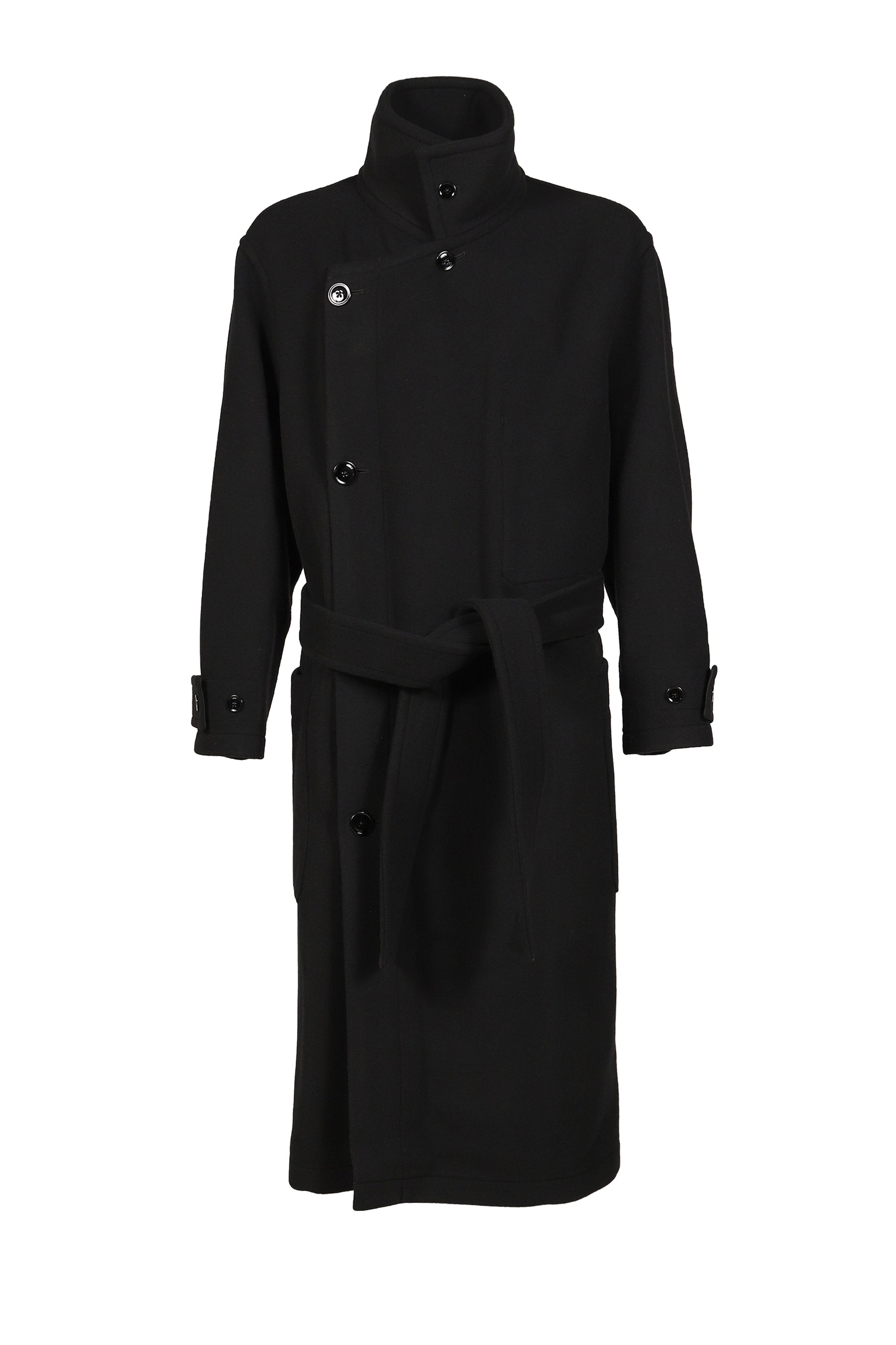 WRAP COAT / BLK