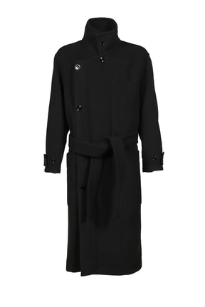 WRAP COAT / BLK