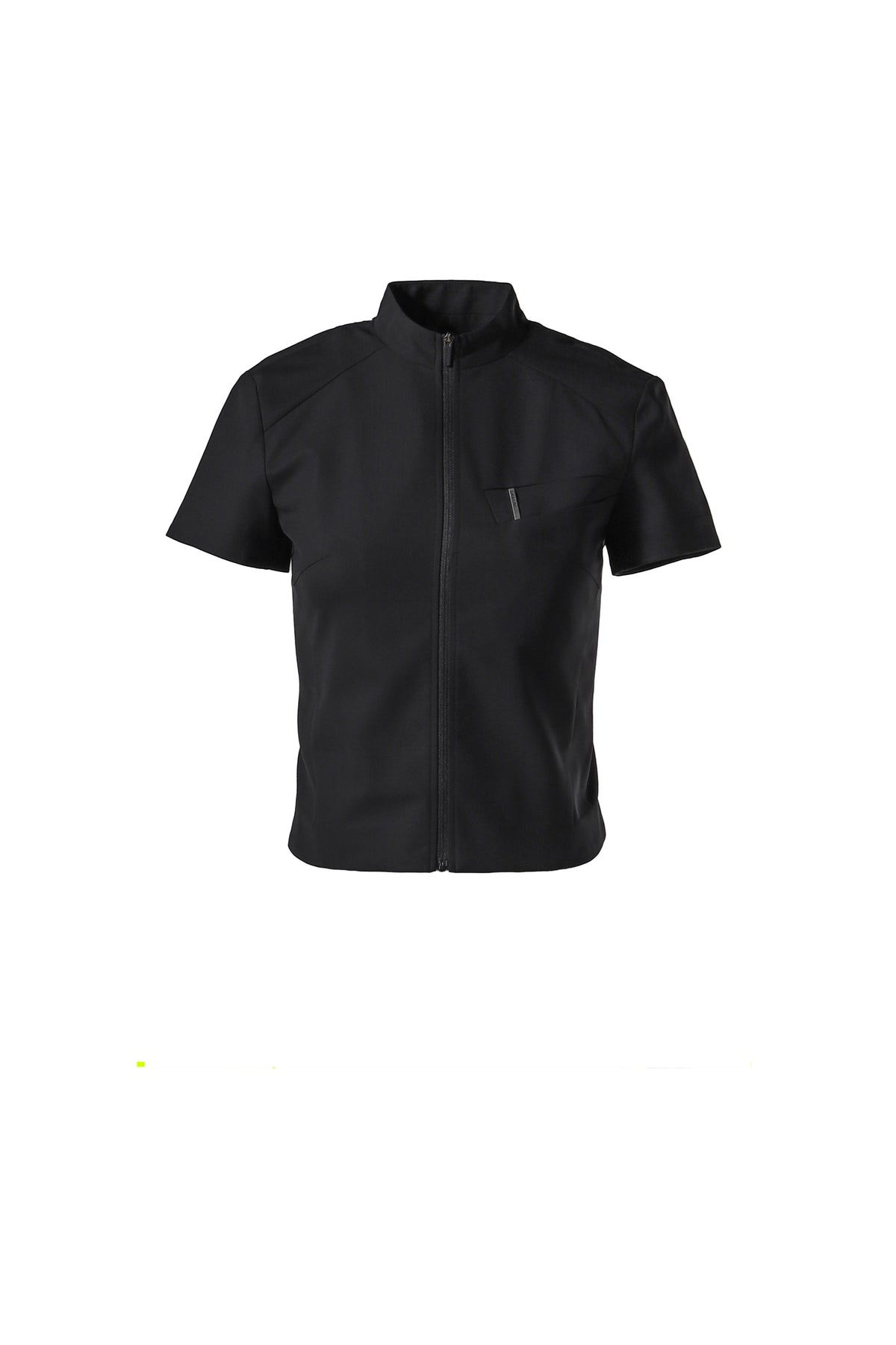 ZIP SHIRT W/ PIN / BLK