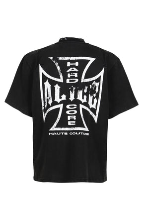 MOTO COUTURE SS T-SHIRT (EXCLUSIVE) / BLK