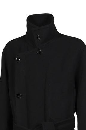 WRAP COAT / BLK
