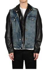 BIKERCLUB JACKET / BLACK MECHANIC BLUE