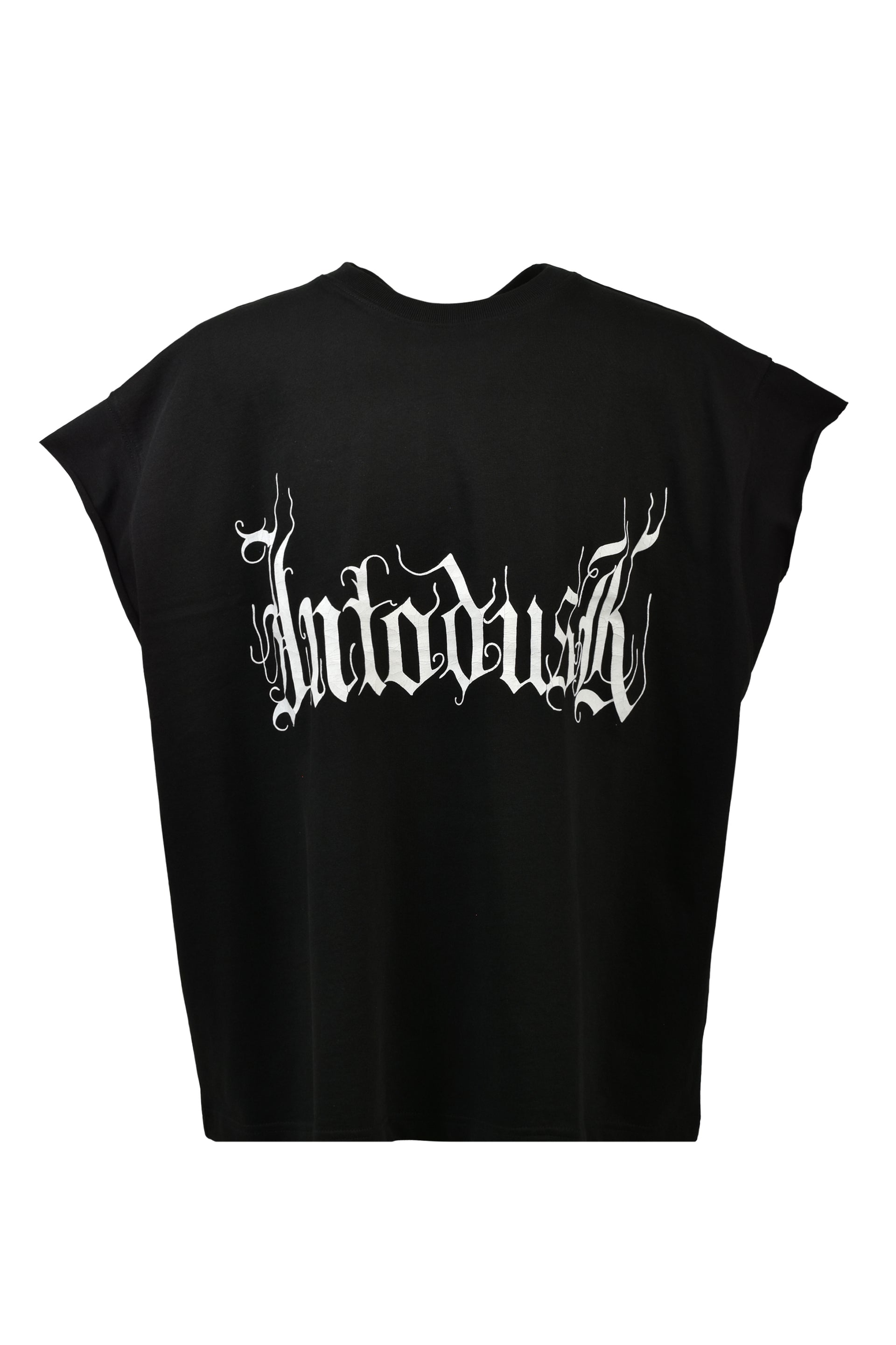CUT OFF LOGO TEE / BLK