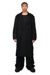 BORO JACQUARD OFFICER COAT / BLK