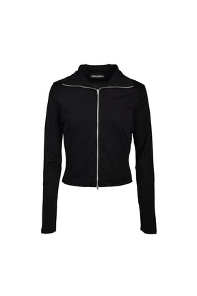 SLIM ZIP LONGSLEEVE / BLK