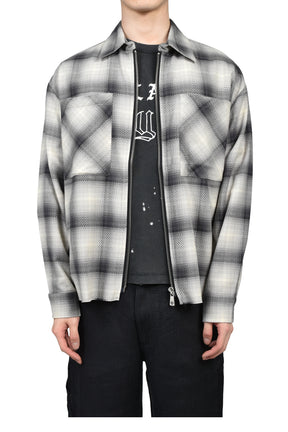 RAW SUMMER FLANNEL / BLK/ECRU