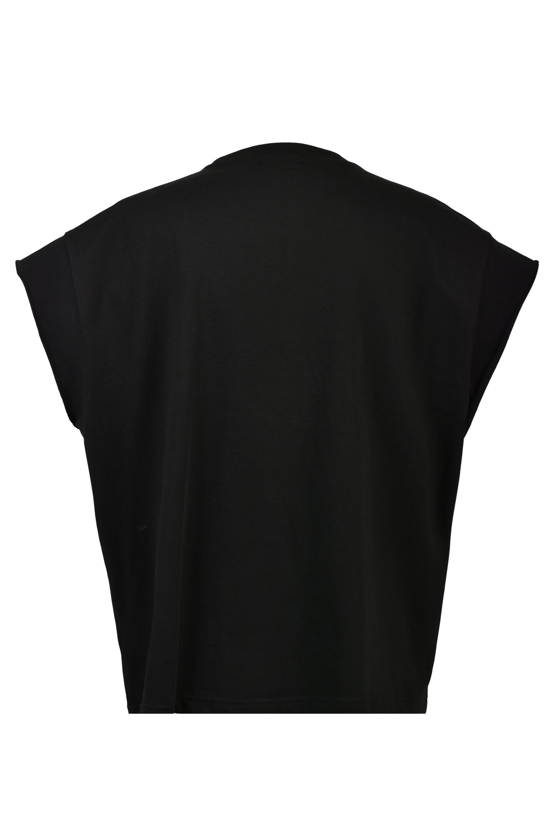 CUT OFF LOGO TEE / BLK