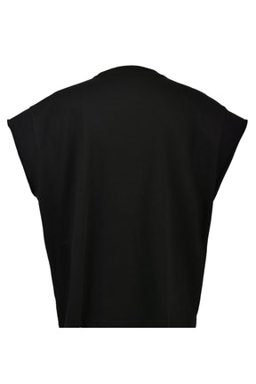 CUT OFF LOGO TEE / BLK