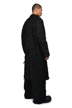 BORO JACQUARD OFFICER COAT / BLK