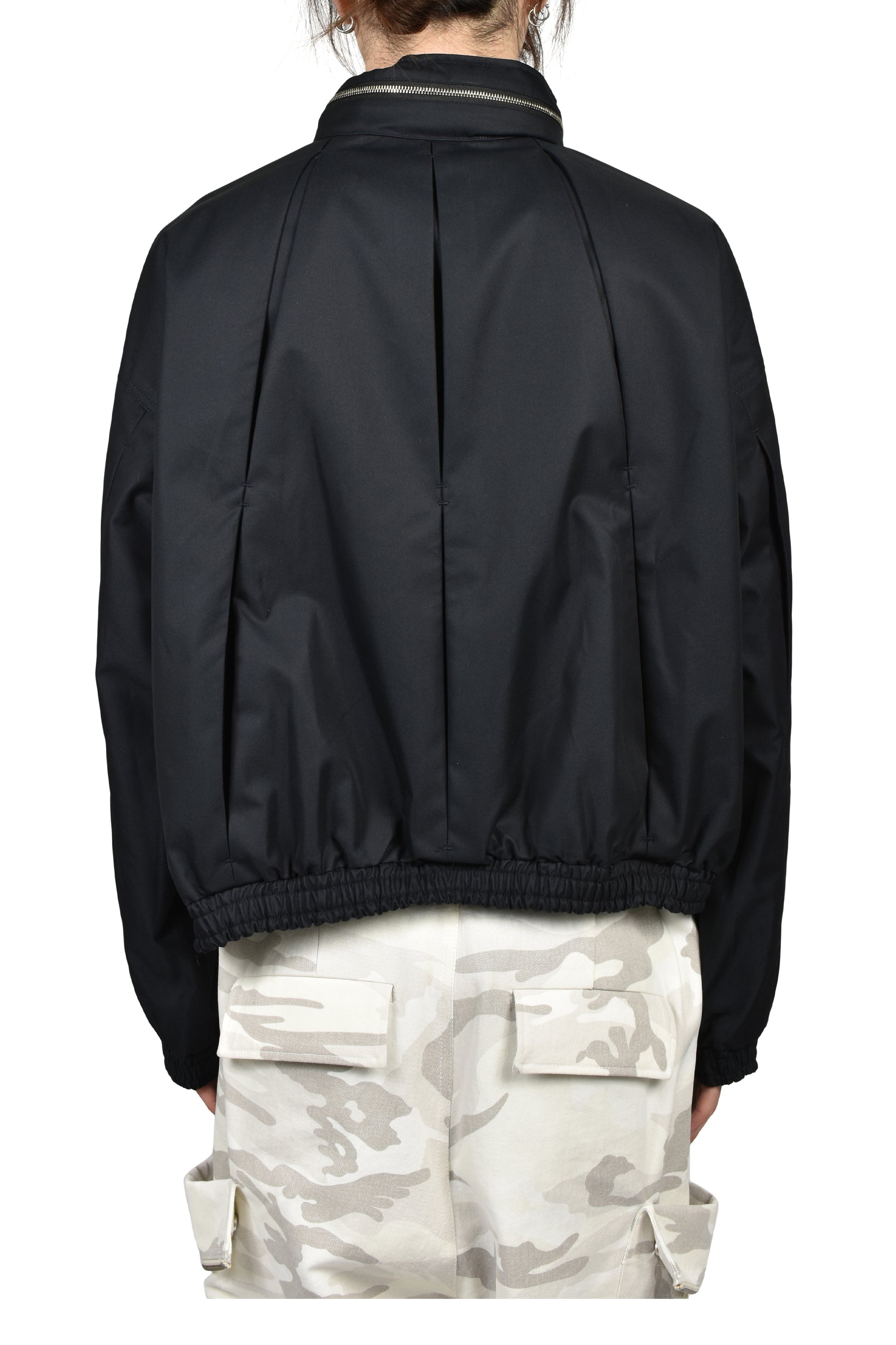 REIA HOODED WORK JACKET / CARBON BLK